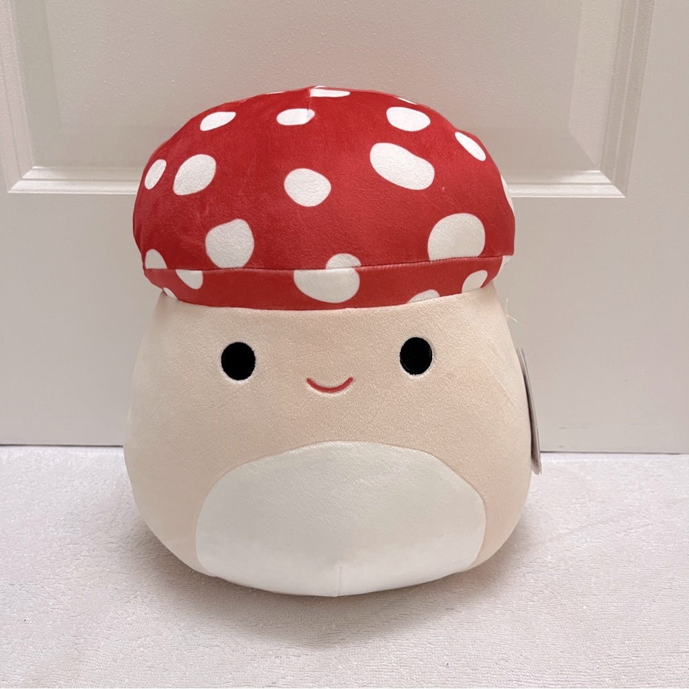 Squishmallows Malcom The Mushroom Red Spotted 11" Plush
